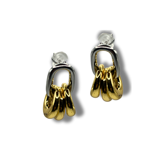 Dual Muse Drop Earrings